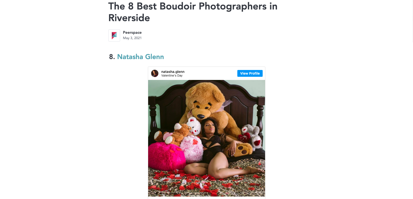 Best Boudoir Photographers in Riverside